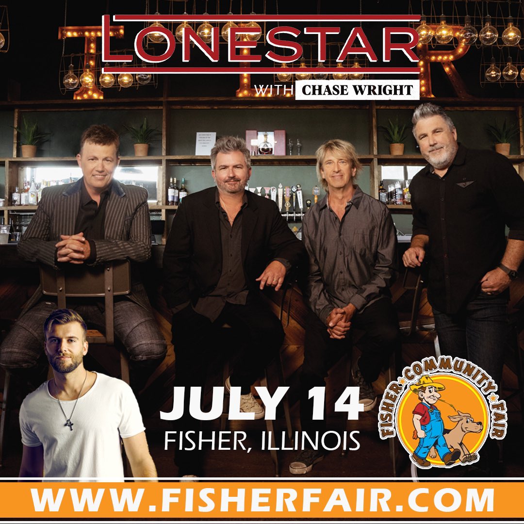 Fisher, IL - We are coming to you on July 14 for the Fisher Fair! (Tickets - fisherfair.com)