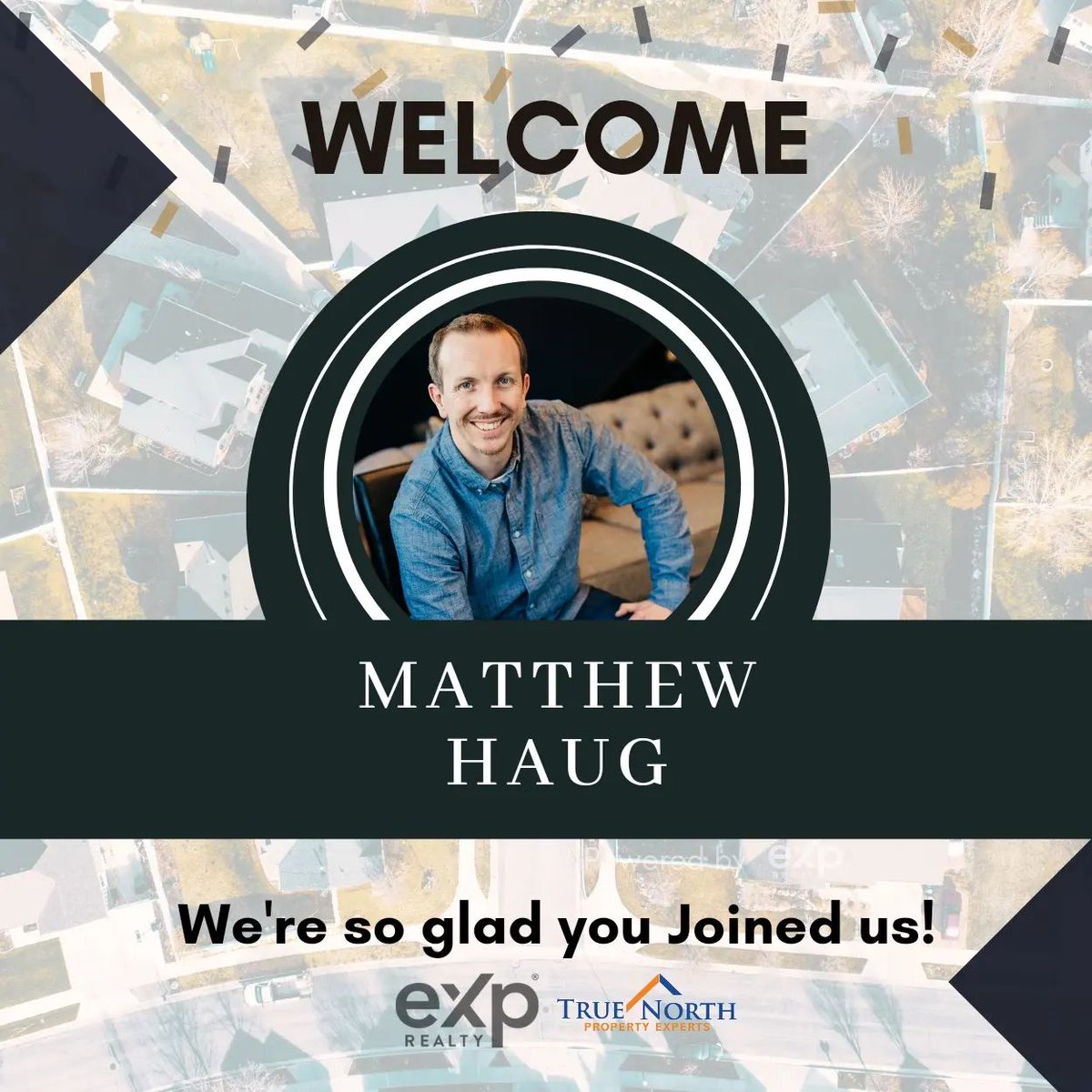 Team_1271's tweet photo. We give a warm welcoming to Matthew  Haug! 
We're so glad you Joined Us!...Welcome Matthew! 
-
-
-
-
-
-
-
-
-
-

#exprealty #realtor #welcome #realtorlife #realestate https://t.co/Thg1Dmz4VE