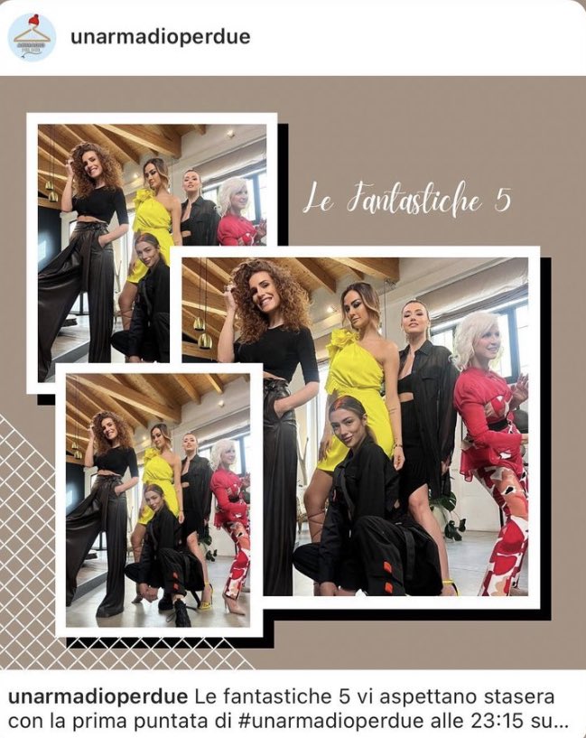 Ci garba eccome esserci  👏🏻👏🏻<a href="/enzopirrone/">enzo pirrone</a> con la vostra fantastica squadra e la nostra <a href="/Soleil_stasi/">Soleil Anastasia Sorge</a> a #UnArmadioPerDue 🕚 23.15 su La 5 #SoleArmy