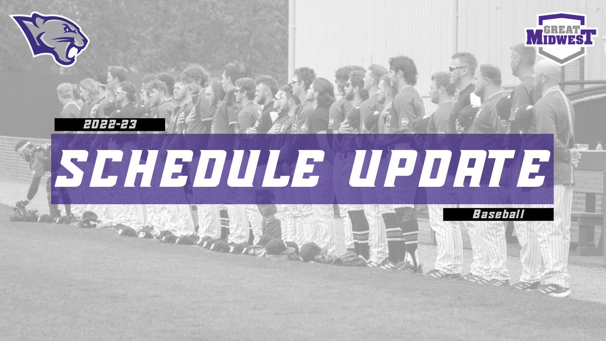 🚨𝗦𝗖𝗛𝗘𝗗𝗨𝗟𝗘 𝗨𝗣𝗗𝗔𝗧𝗘🚨

Our four-game series with Lake Erie has been moved home. We will take on the Storm on Sunday and Monday, with both doubleheaders starting at noon.