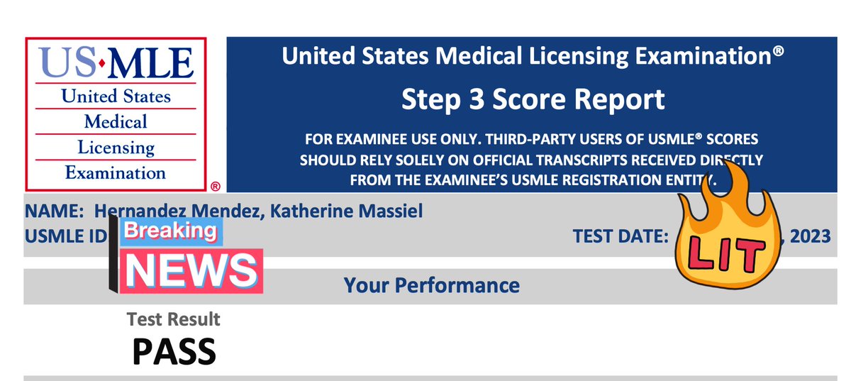 KathMassiel's tweet photo. Extremely happy to announce that I am one step closer to accomplish my dreams and goals! UMLE Step 3 PASSED🙏🏼. Keep working hard! https://t.co/YInvxFtWYj