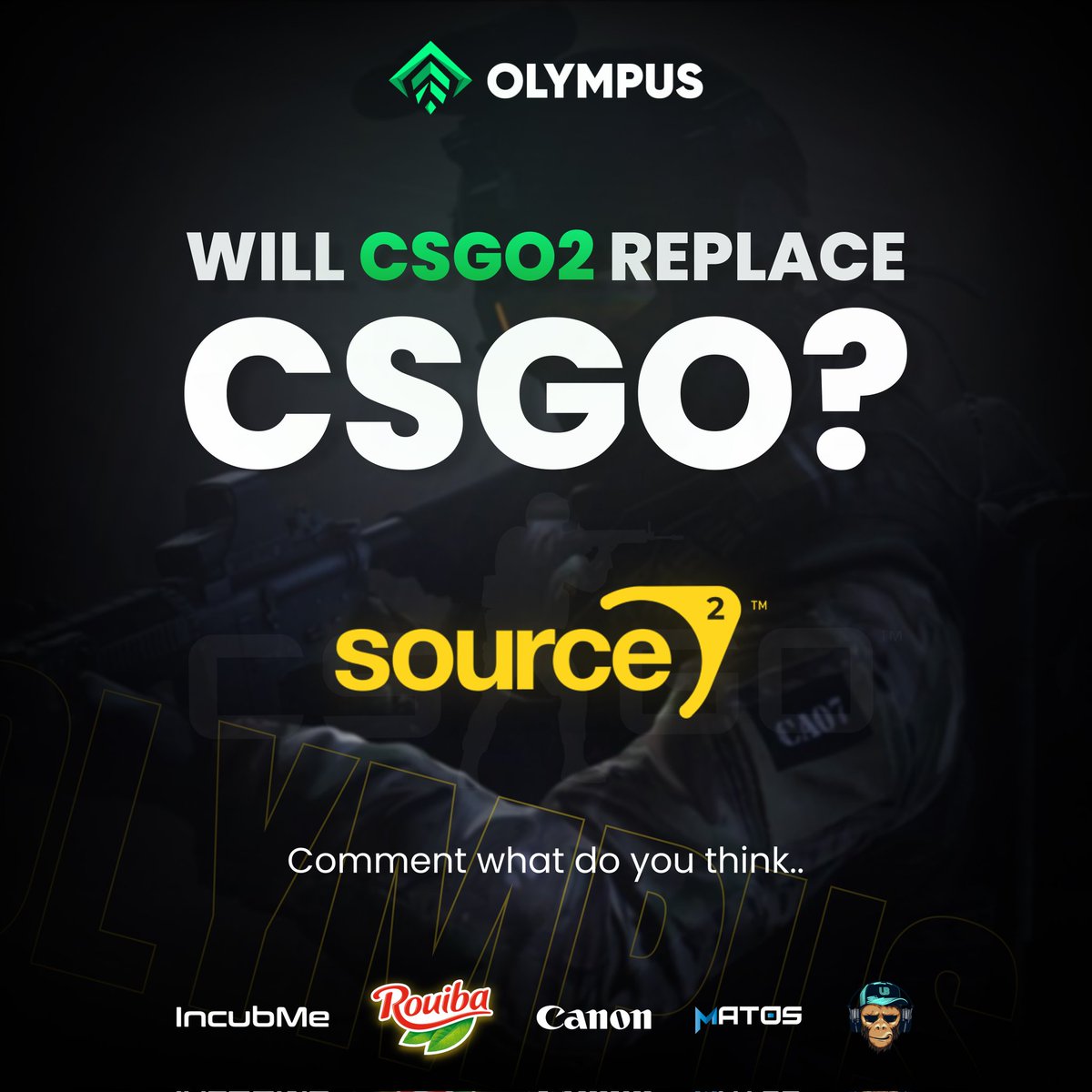 With the latest rumors, seems like the beta version will be released pretty soon. 
Thoughts on what we might get? And will it replace the best version of CS in history? 🔥

#olympus_cup #csgo2 #source2