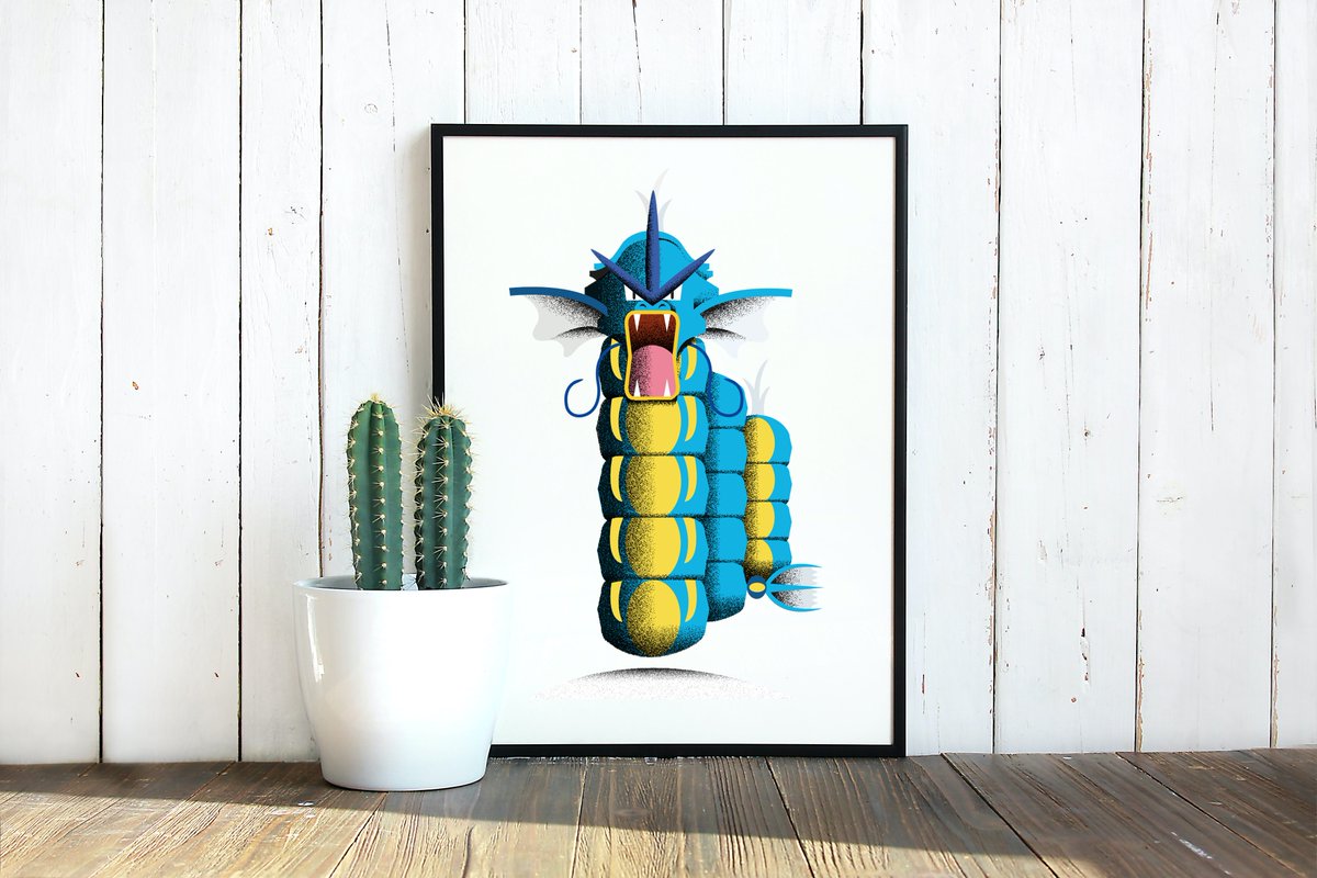 Tempted to start doing physical print giveaways, love how this Gyrados came out! See more Pokemon from my 1/1 collection here 🦖👇

opensea.io/collection/pok…

#nftart #pokemonart #cryptoart #digitalart #NFTCommunity #opensea