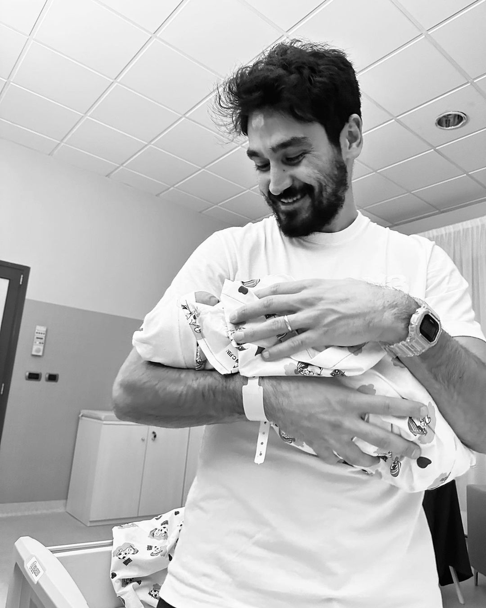 Congratulations to Ilkay Gundogan and his partner on the birth of their first child, Kais. 💙