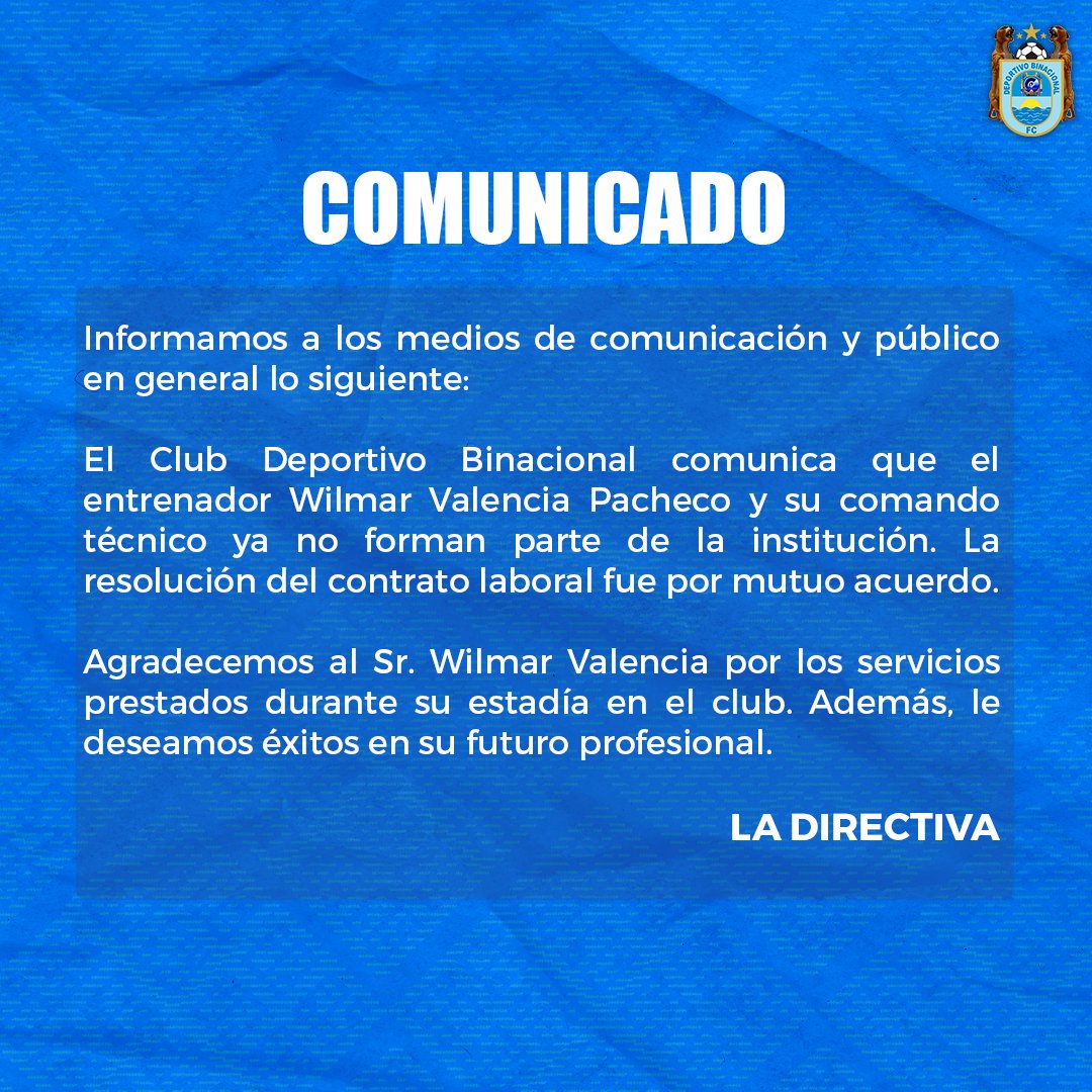 BinacionalFC's tweet photo. 🚨 ATENCIÓN 🚨 https://t.co/cALIBkU91s
