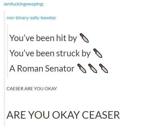 CSMFHT's tweet photo. #IdesOfMusk *CAESAR! https://t.co/hngybN6eOl