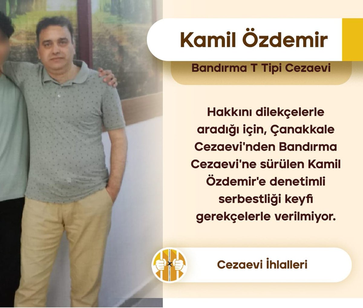 DenetimliHakkı Uygulanmıyor
Hakkini arayanlara engel olunuyor.