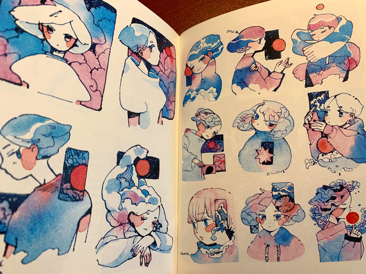 「Picked up new artbook!  」|maru @ kawaiikon 832のイラスト