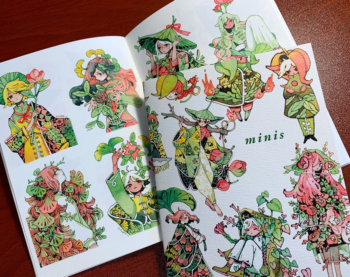 「Picked up new artbook!  」|maru @ kawaiikon 832のイラスト