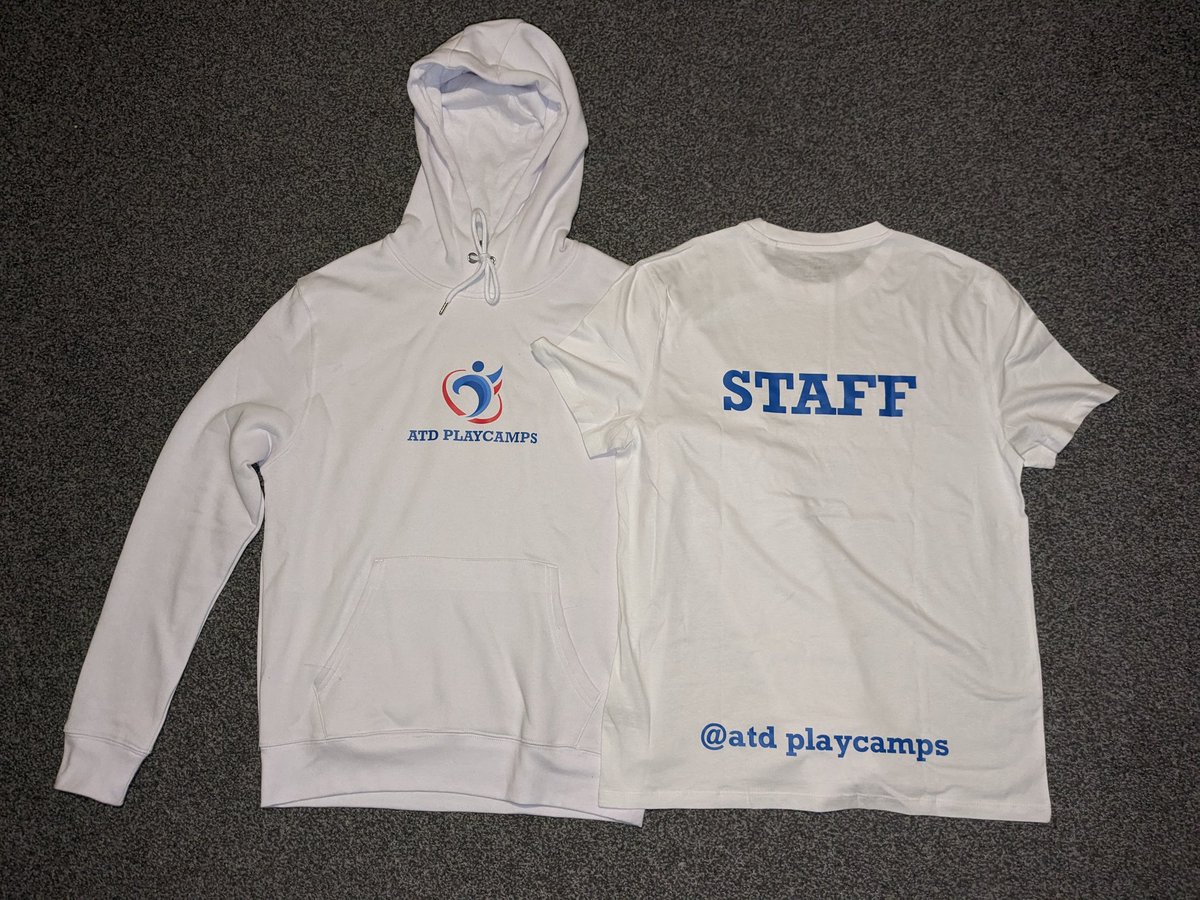 ATDPlaycamps's tweet photo. Excited to have received our kit courtesy of The Print Shop! 

Massive thanks to David!

Can't wait to get these out to the coaches for our first camp!

#newkit #sport #coaches #activelifestyle https://t.co/NurSkWJ3Tv