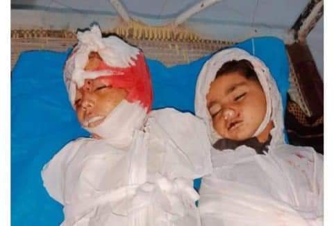 WanianWaxir's tweet photo. Hello Pakistan we are also the same country's resident having green CNIC &amp; Passports like other Pakistanis, plz stop this bloodsheding of my ppl.

"The two boys of 4 and 5 yrs old,martyred in today's S-Waziristan zangara drone attack"

My kids.                       Your kids https://t.co/G5xoxJqdir