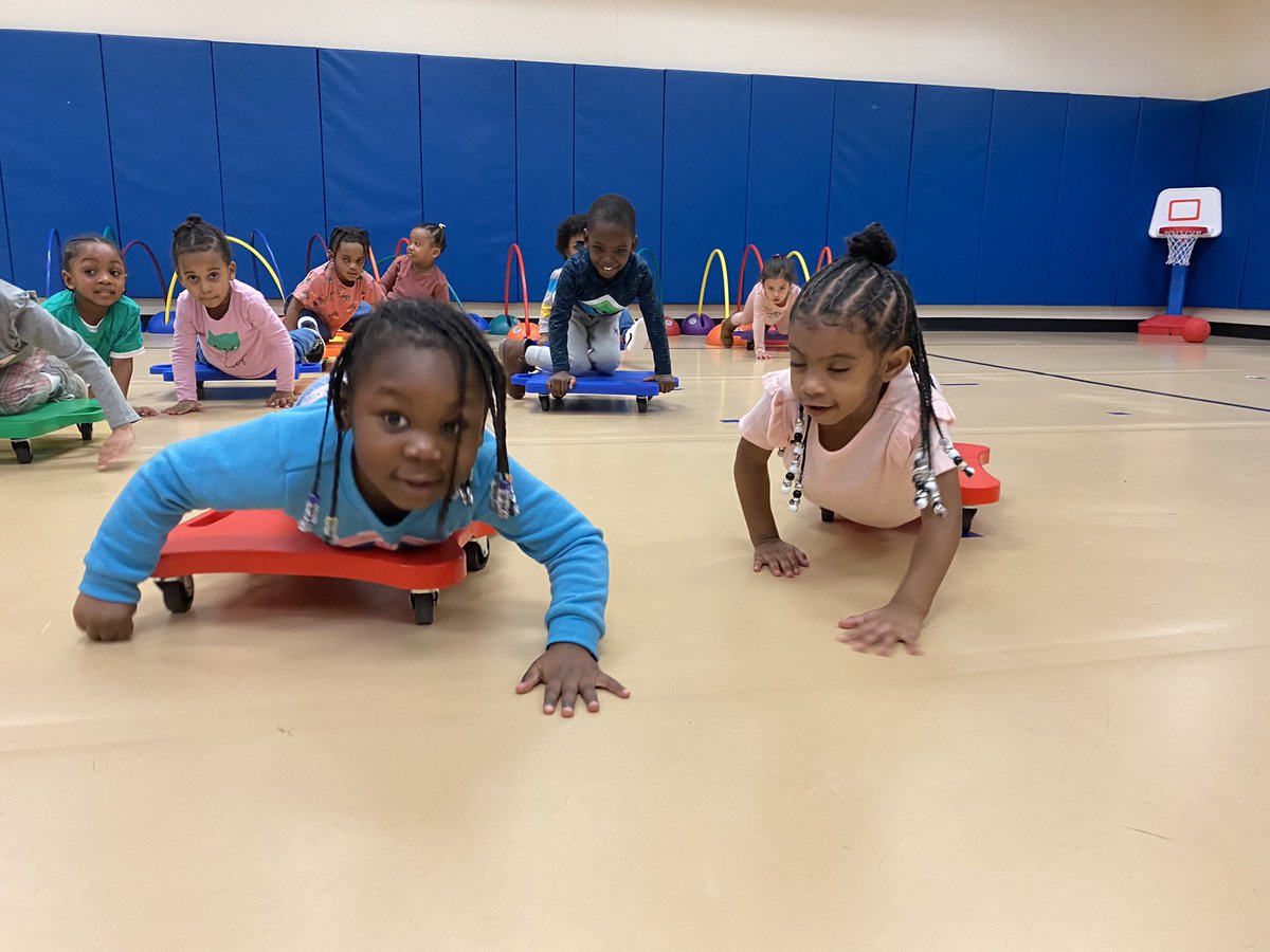 MissJenn3k's tweet photo. Today for Women’s History Month and our moving study, we learned about famous women with differing abilities.  We learned about @TatyanaMcFadden who is the fastest women on earth who races in a wheelchair. We practiced racing with our arms like she does! @TheRichmondPrek https://t.co/JLNRxuoluG
