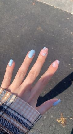 anna9312351's tweet image. What do you think? My nails are cute?☺️😊