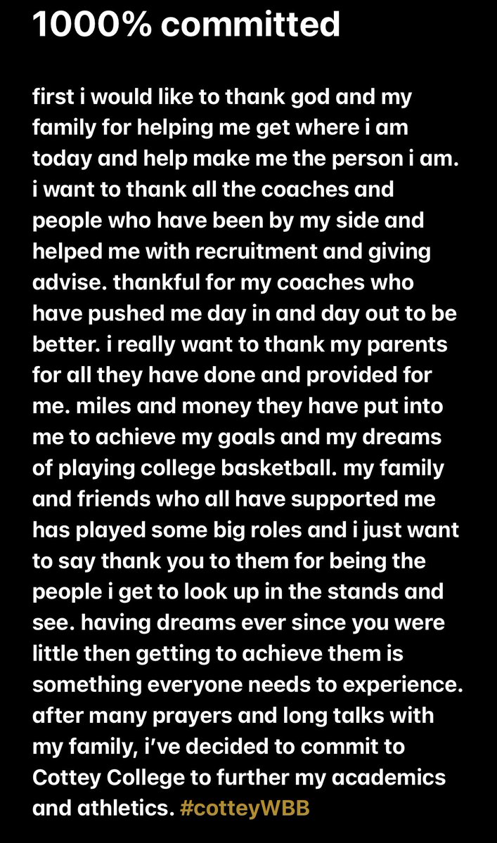 IzzyLopez_2023's tweet photo. 1000% committed @CotteyWBB @WC_GBB https://t.co/jD0qTu4WfI