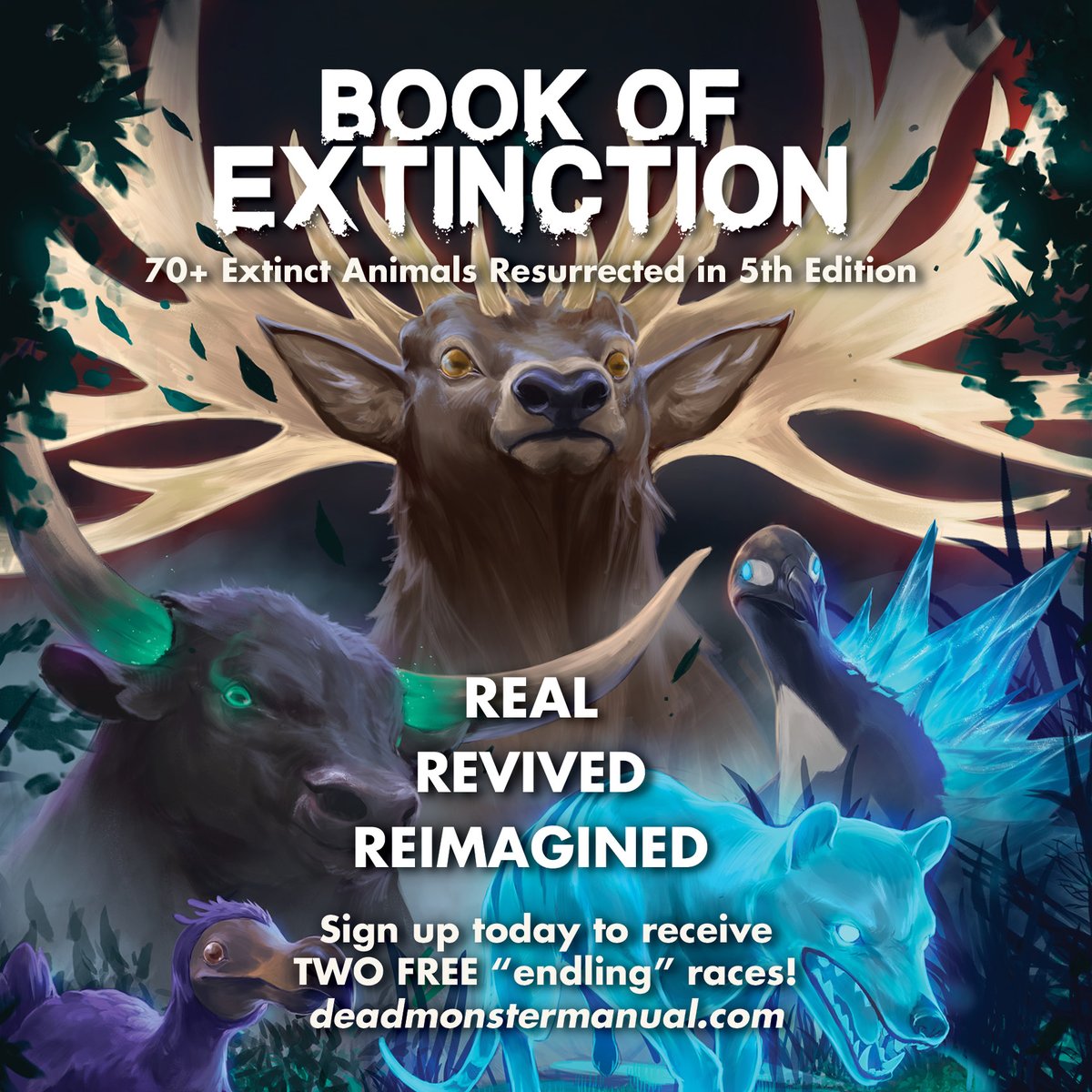 MageHandPress's tweet photo. New Blog Post! ✨
The Thylacine, also known as the Ghost Tiger, has been revived and reimagined for our upcoming project Book of Extinction!
Art for the Ghost Tiger by @Carneiro_RPG , Writing and Research by @SparkOtter
All Alt text available in the blog post, Link Below! https://t.co/Fbe9vdGgjO