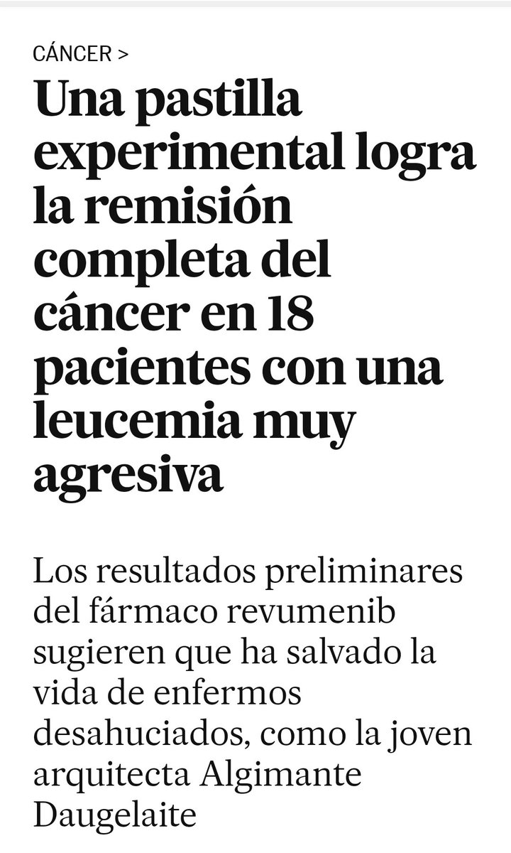 Una buena noticia 🫀

#Sinciencianohayfuturo 💪🏻