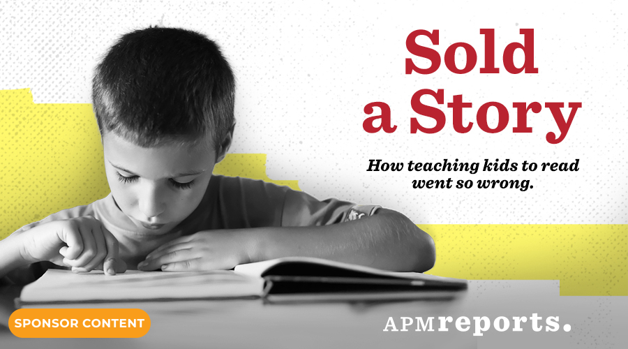 educationweek's tweet photo. Sold a Story “changed my thoughts on reading instruction.” Listen to the podcast that teachers and parents all over the country are talking about. From @apmreports with host @ehanford and reporter @CLPeak. #sponsorcontent https://t.co/nrbAXCARtR https://t.co/ATmAxYQloB