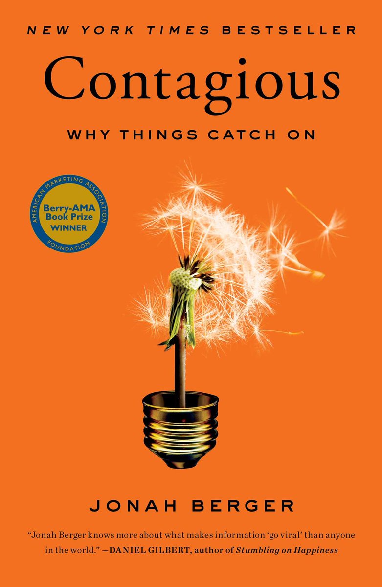 📘 Contagious: Why Things Catch On

by <a href="/j1berger/">jonah berger</a>

Here's a 20-tweet summary to help you understand why certain ideas and products go viral. #Contagious #ViralMarketing