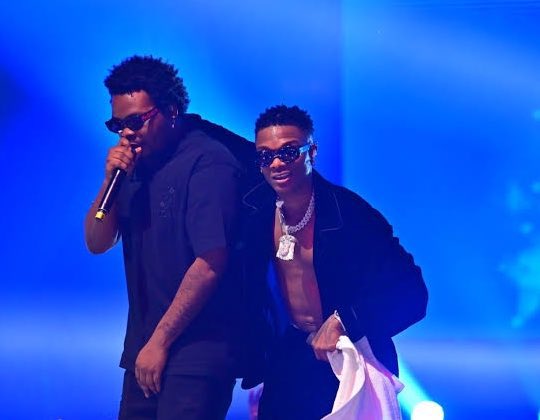 NOTJUSTOK's tweet photo. From “Omo Toh Shan” to the WORLD!! 🌍 
Happy Birthday King Baddo 👑 @Olamide https://t.co/Zj49Yf0bjA