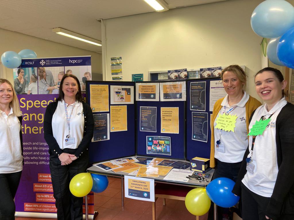 CR_SLT2B's tweet photo. Swallowing awareness day in Ysbyty Maelor today asking for staff feedback on IDDSI level 7 easy chew meals. Diwrnod ymwybyddiaeth llyncu yn Ysbyty Maelor heddiw yn gofyn am adborth staff ar prydau IDDSI lefel 7 hawdd cnoi. @KatieL123321 #slt2b #sltti #SwallowAware2023 @RCSLTWales https://t.co/q5l9OaAZV4