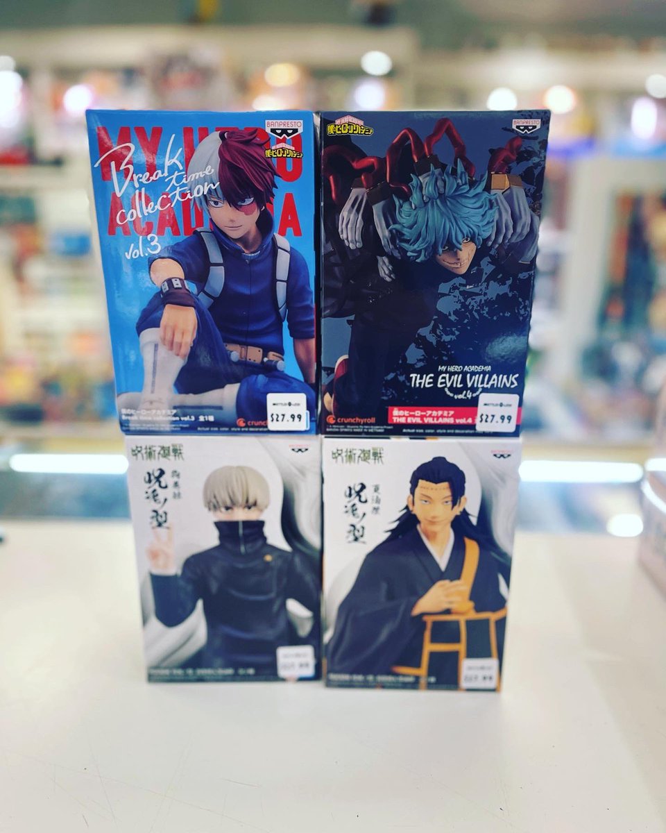 UnsettledGeeks's tweet photo. Some of the new arrivals this week.

More figures and Funkos have arrived as well, so just stop by and geek out with us.

#unsettledgeeks #dragonballsuperfigures #berserkfigures #mhafigures https://t.co/xQiPQInExK