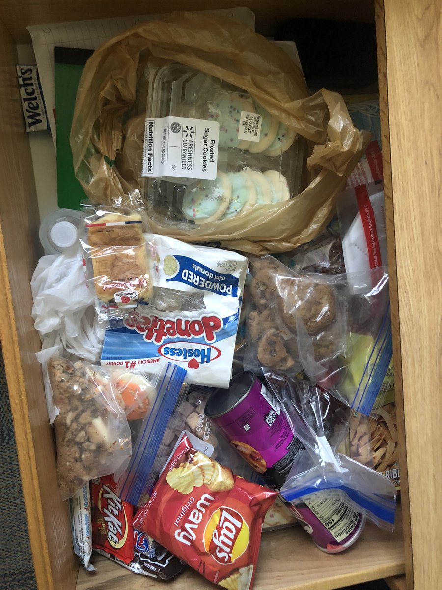 BackupLit's tweet image. Look at all this food I have yet to eat
Most of them are expired by now