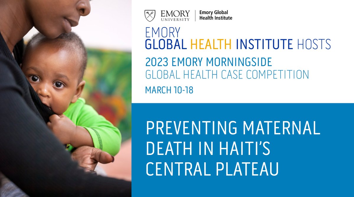 emoryghi's tweet photo. Almost 95% of maternal deaths in 2020 occurred in low and lower middle-income countries, and most were preventable. 2023 #EmoryMorningsideCC focuses on saving the lives of mothers in Haiti. We welcome students from around the world for global engagement to end #MaternalMortality. https://t.co/NAjpxrBAg0