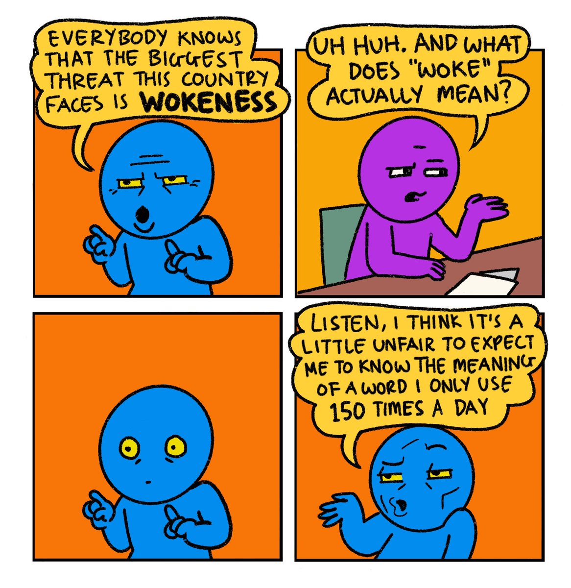 Smooth dunk on twitter here s a comic about the word woke 