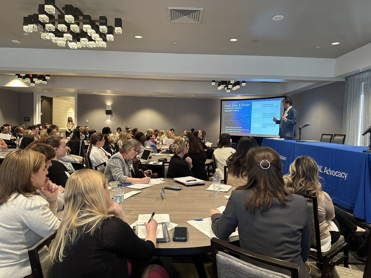 rayacupler's tweet photo. Amazing training with Christopher Kush, CEO of Soapbox Consulting at @tweetAONL #AdvocacyDay2023 learning key strategies for our hill visits tomorrow and continued visits when we return to work @OSUWexMed to advocate for our patients, #nurses , healthcare workforce! https://t.co/OfG3DNCKJQ