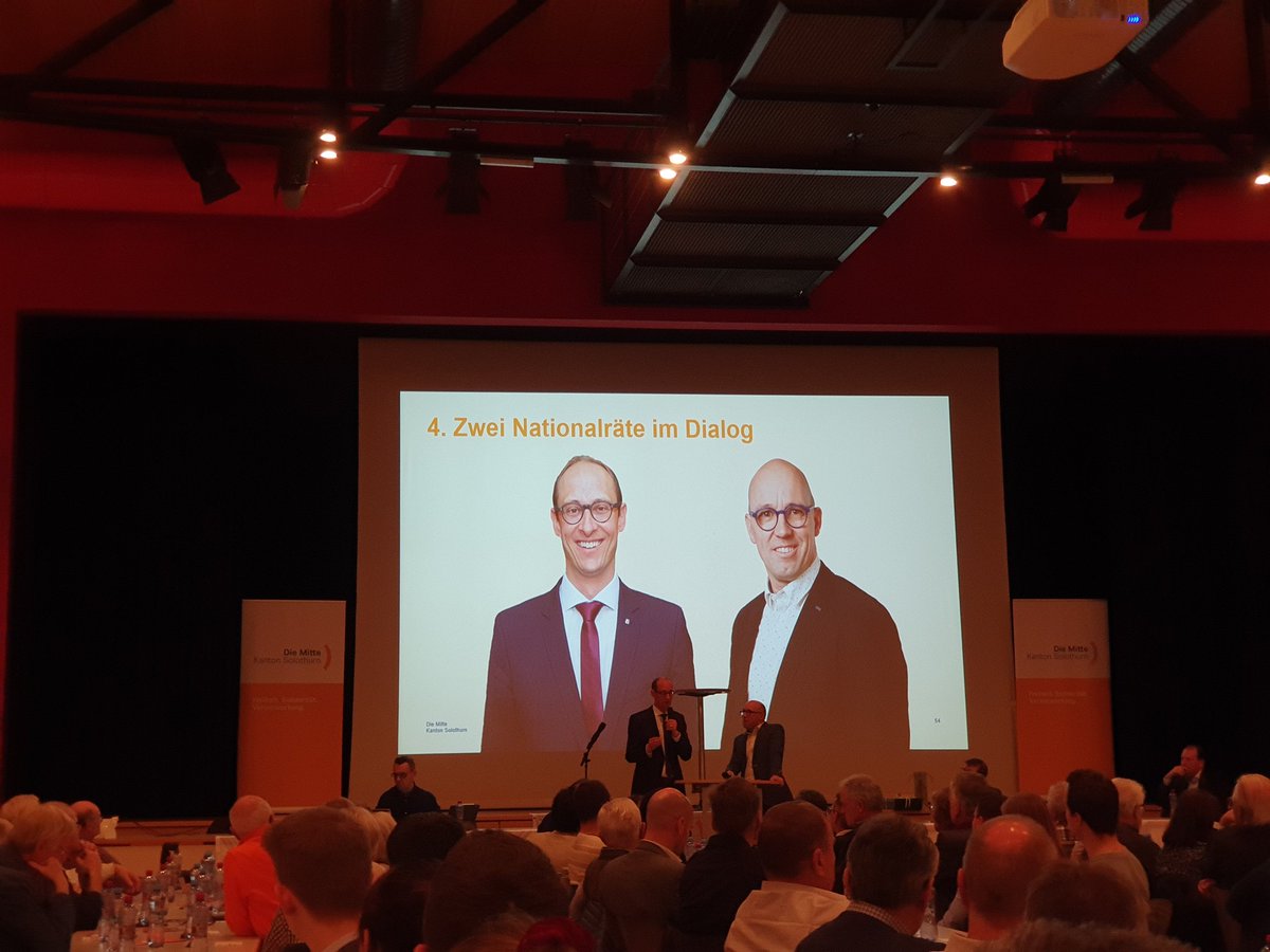 Zu einem grossen Tag gehören grosse Gäste: Niemand geringeres als der Nationalratspräsident <a href="/martin_candinas/">Martin Candinas</a> ist zu Gast am #ParteitagMitteSO. #WahlCH23 #Mittenand