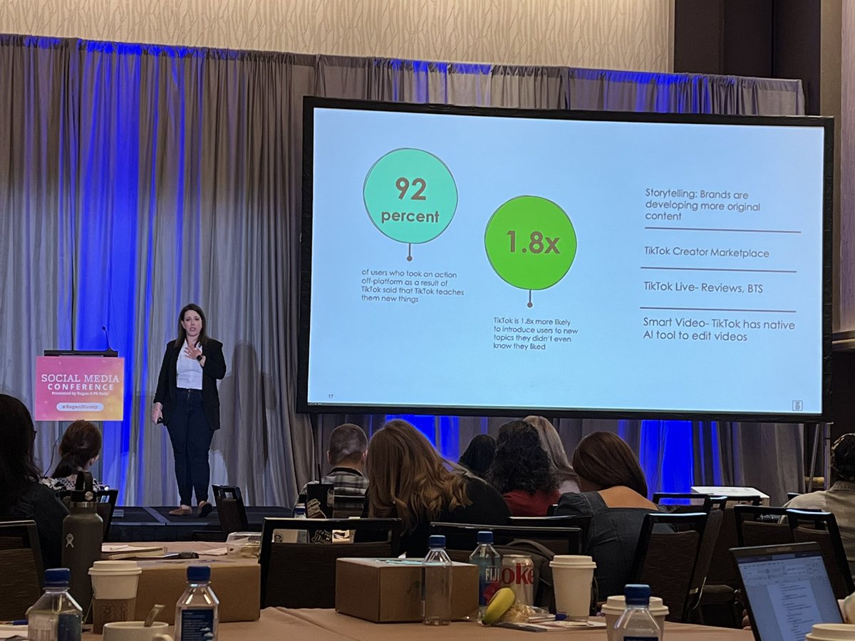 iamAndreJulian's tweet photo. I learn new things from @tiktok_us all the time. Great info from @LuliRTweets on storytelling, being creative and connecting with your audience in a meaningful way! #RaganDisney https://t.co/KsJWgqWAtj