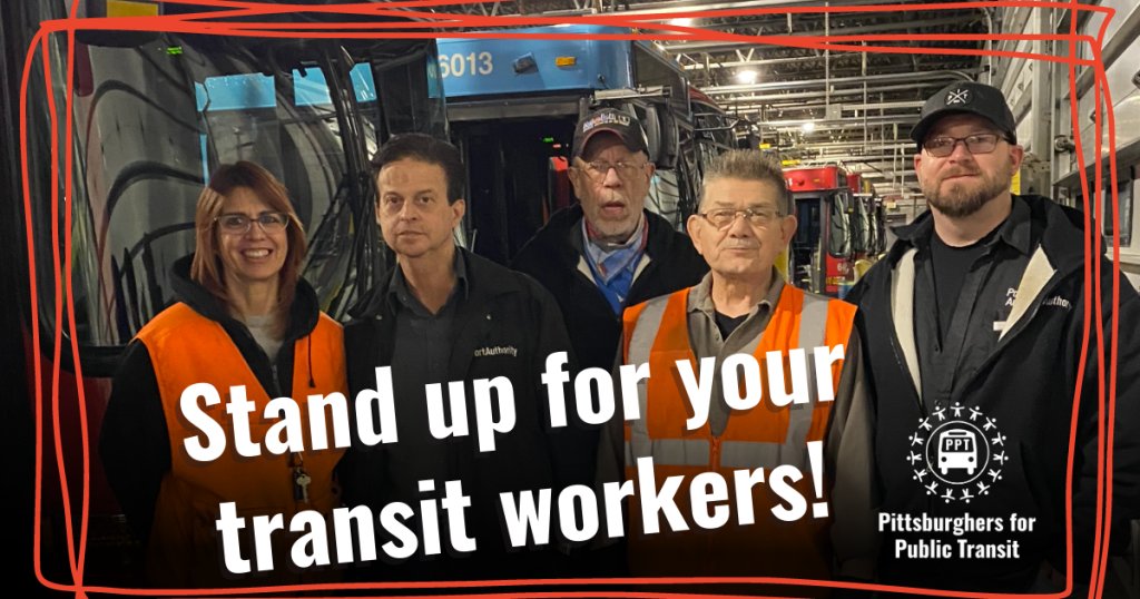 alexhiniker's tweet photo. No transit workers = no transit system! This #TransitWorker Day, I'm asking the next Allegheny County Executive to better transit by fixing the worker crisis. How can you improve anything in the region if people can't get where they need to go? https://t.co/K4V60JxuS0 https://t.co/M2com8psaL