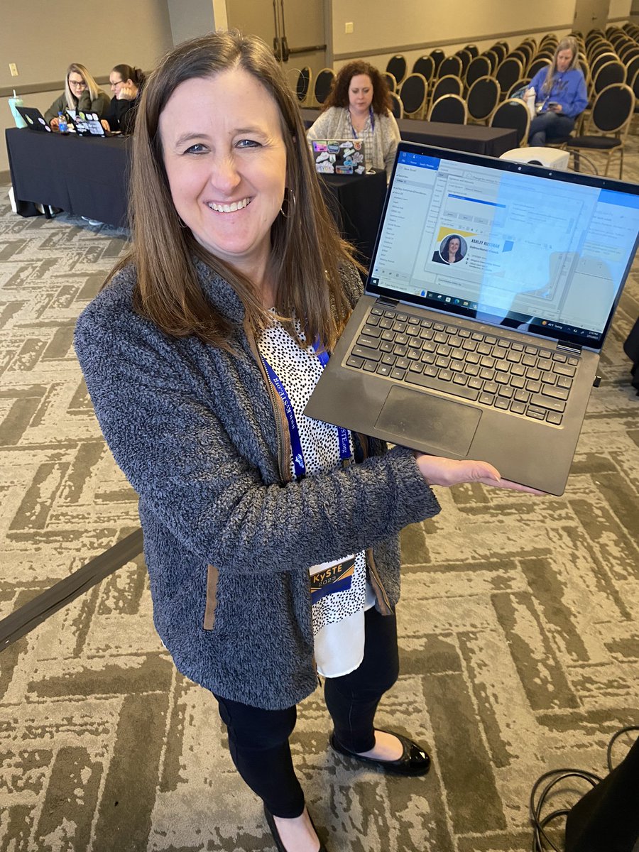 Rebecca Reynolds (@tech4teach_) on Twitter photo GUYS! I got to present with <a href="/TigheTweets/">Emily Tighe</a>! 🤎
⭐️She is so well spoken and has THE BEST design skills!
🥹 AND someone showed us their new email signature made in <a href="/CanvaEdu/">Canva Education</a>!
#KySTE #KySTE23 #KYSTE2023 <a href="/fcpsoit/">FCPS Inst Tech</a> GUYS! I got to present with <a href="/TigheTweets/">Emily Tighe</a>! 🤎
⭐️She is so well spoken and has THE BEST design skills!
🥹 AND someone showed us their new email signature made in <a href="/CanvaEdu/">Canva Education</a>!
#KySTE #KySTE23 #KYSTE2023 <a href="/fcpsoit/">FCPS Inst Tech</a>