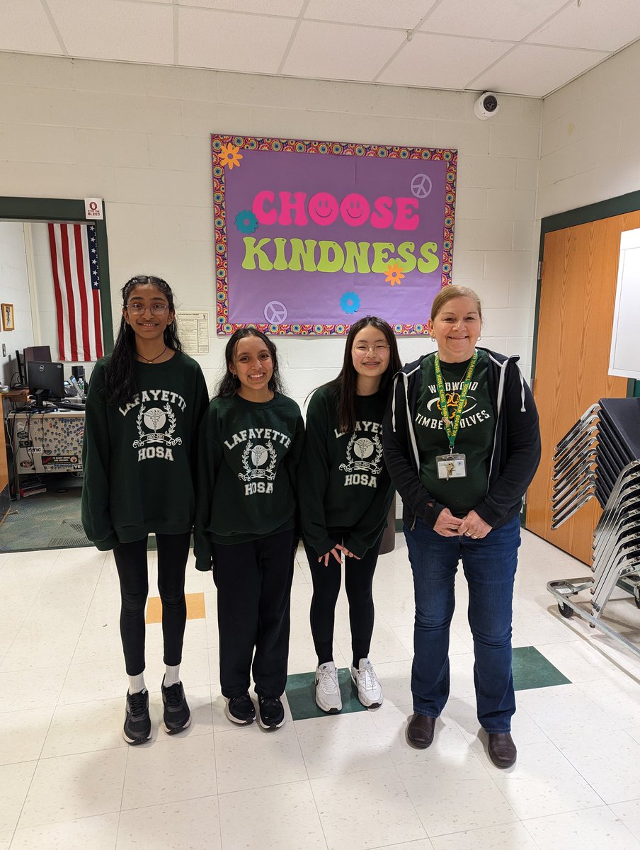 Loved being visited by former Kindness Club members.  My heart is full!