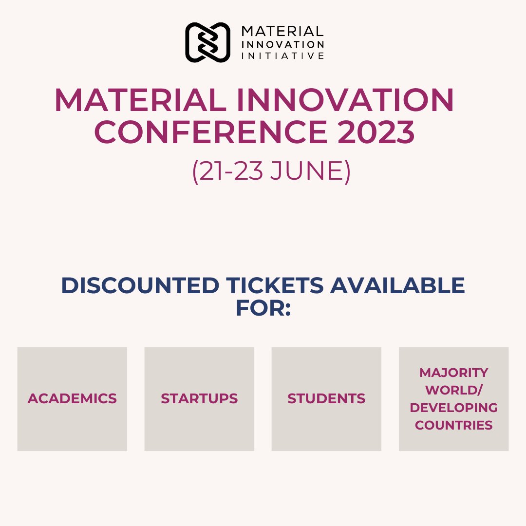 Material Innovation Initiative tweet media