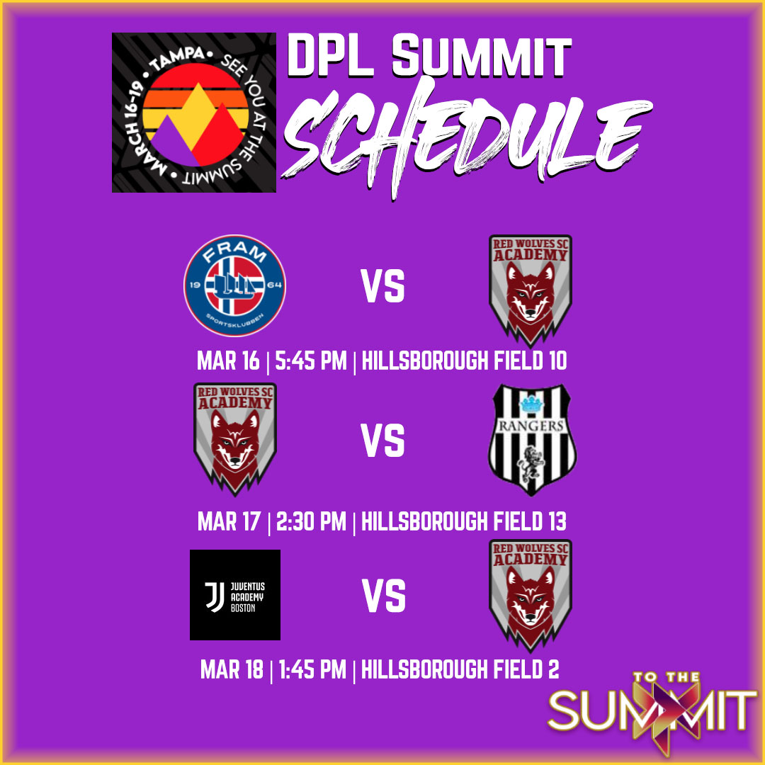 CRWAcademy's tweet photo. Our Chattanooga Red Wolves U13 Girls are headed down to TAMPA ☀️

SWIPE ➡️ TO CHECK OUT THEIR WEEKEND SCHEDULE 😎

#DPLSummit23 #DPLStrong #DaleLobas https://t.co/MbeCb2s71t