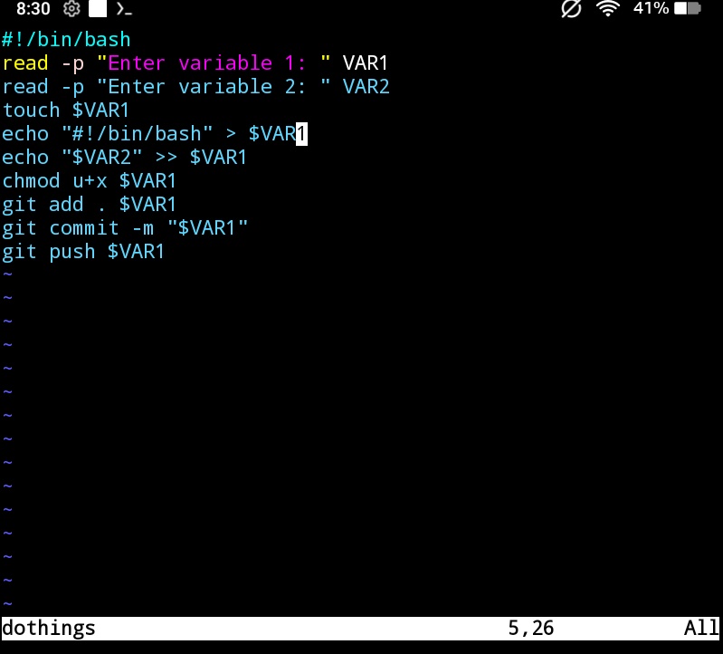 techiebaker's tweet image. I know this is nothing to some Software engineer gurus 🙃 but I&apos;m so excited I could write a script that actually work and reduce repetitions🤭. All thanks to @julienbarbier42 and @alx_africa 
Here&apos;s to #doingmorehardthings #shellscripting #alxafrica #cohort13