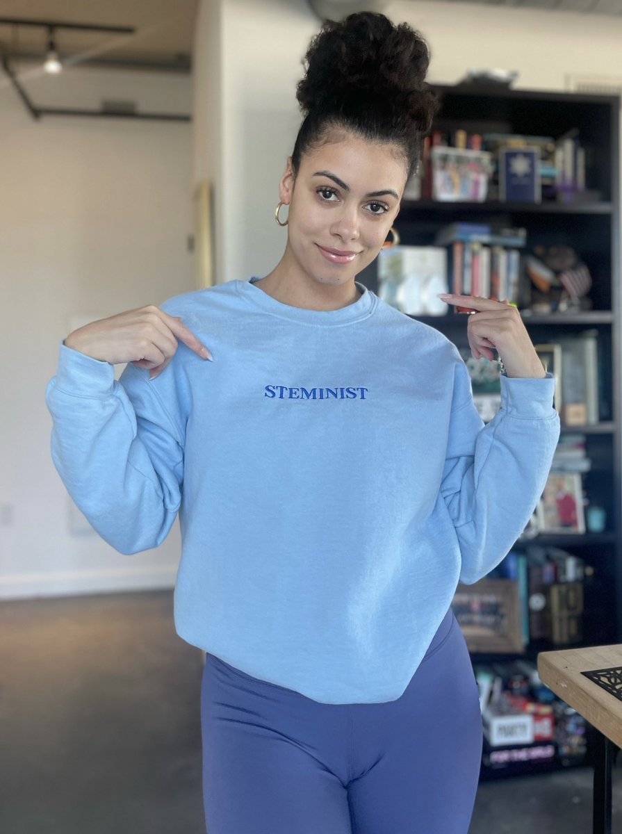 I’m a steminist 😉 <a href="/IfThenSheCan/">If/Then</a> has made these sweatshirts available with 50% of profits going to <a href="/ngcproject/">NGCProject</a> through the end of March ⭐️