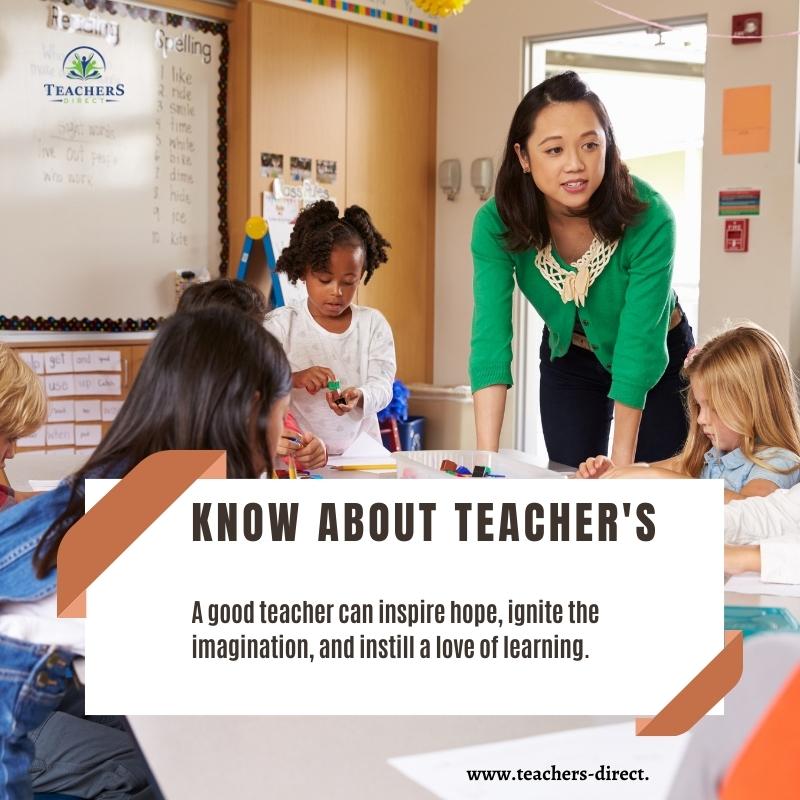 Teachers Direct® on Twitter "KNOW ABOUT TEACHER'S👨‍🏫🤳 start your