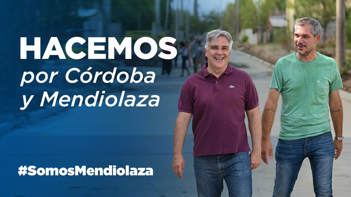 Para nosotros, el tiempo de hacer comenzó hace décadas.
El progreso en Mendiolaza tiene futuro.
#HacemosPorCórdoba
#HacemosPorMendiolaza
#SomosMendiolaza