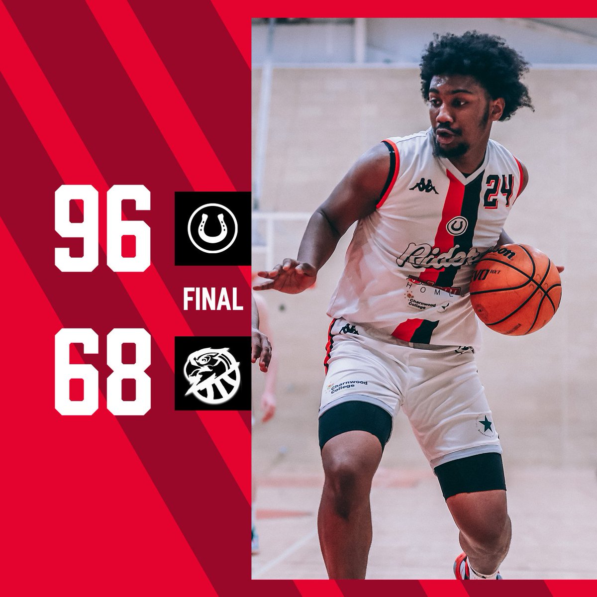 CharnwoodBball's tweet photo. Riders advance to the semi-finals in the @OfficialEABL!!!

#BritishBasketball https://t.co/GuD3me1cIn