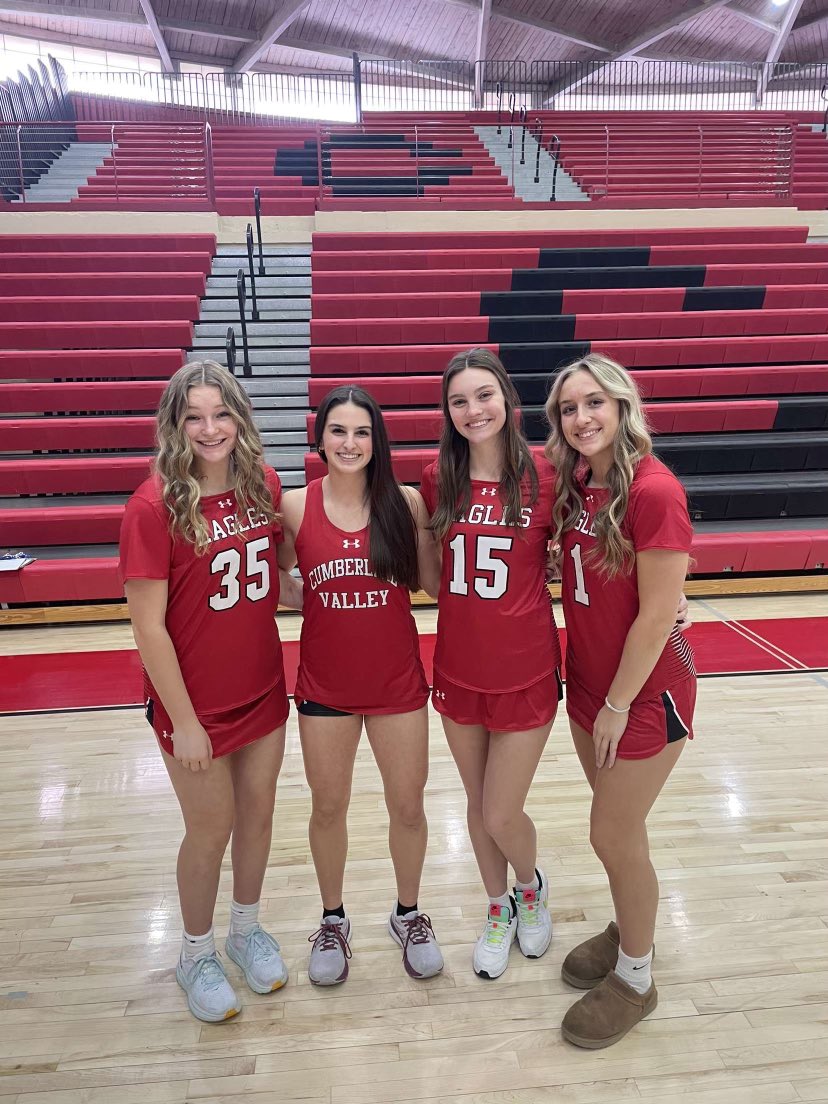 cv_girlsbball's tweet photo. Good luck to our spring sport team members, Payton Baseshore, Capri Lang Meredith Seeber @CVgirlslax , &amp; Cara Morrison @CVTrackandField #cvproud https://t.co/s9QGav5UU3