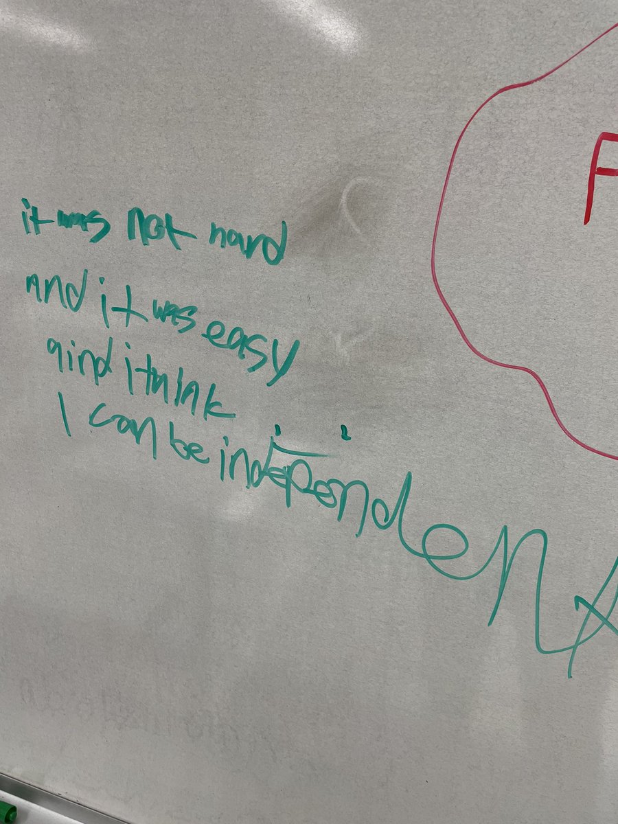 When asking students in the Bridge Program to describe how they feel after an activity, words like: “independent” and “do it on my own” are the ones that bring me the most joy!! #LeydenPride #LeydenFamily 🦅