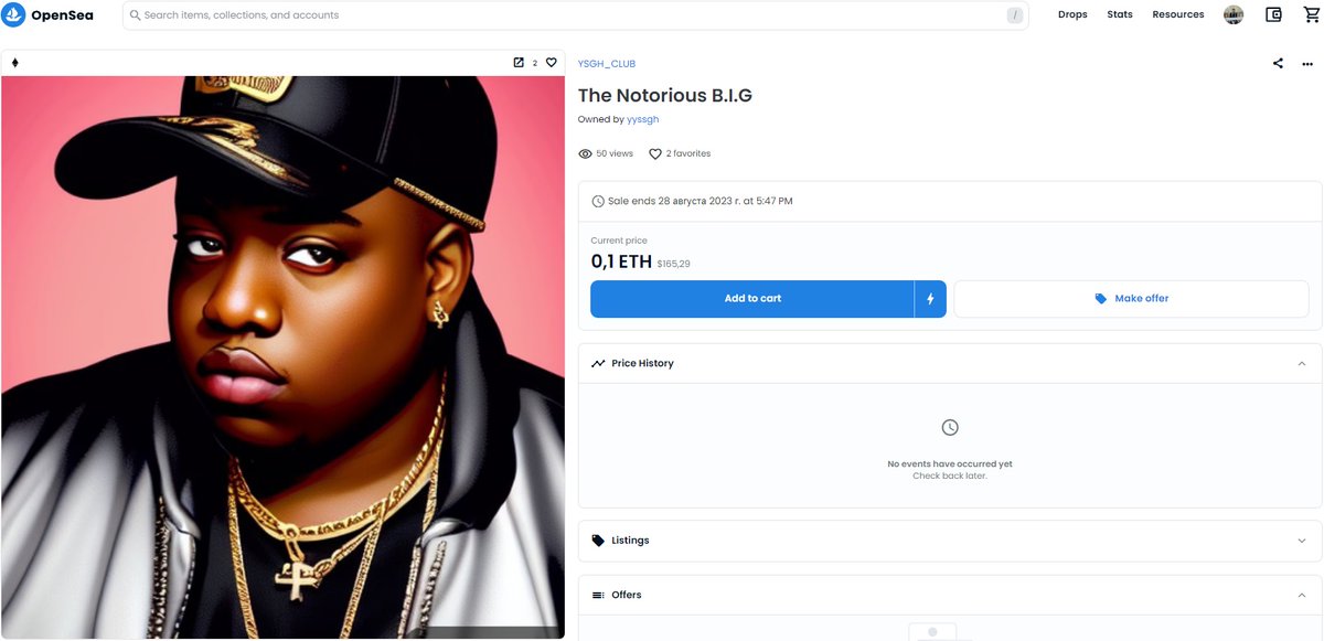 scorpio22BTC's tweet image. Another day - another #Notorius B.I.G. #NFTs 

#Web3 #GOAT𓃵