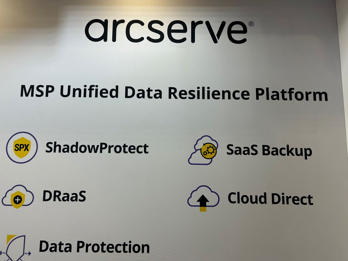 Arcserve's tweet image. #Arcserve vous attend à #itpartners sur le stand K33 pour vous accompagner sur la protection des données.

#SaasBackup #OneXafe #randomware

@IT_Partners
