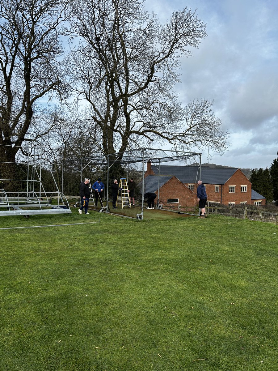 BillesdonCC's tweet photo. Good turnout for our first Groundforce day on Sunday, getting Coplow Lane prepped for the start of the season. Thanks to all who volunteered their time.
@leicscricket
#billesdon #cricket
#upthetreesπ³ https://t.co/ZoX1Y9yW7x