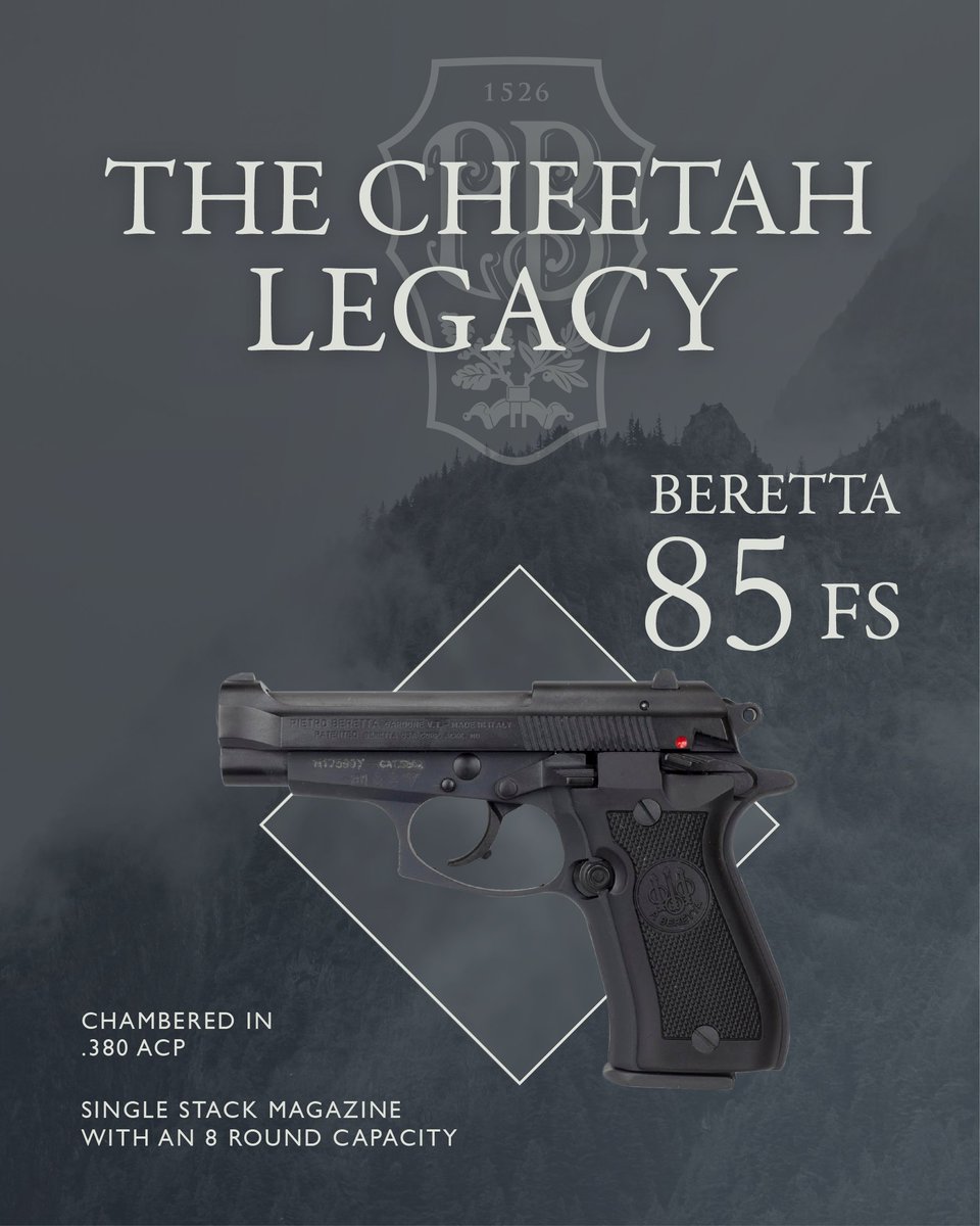 The Legacy of the Beretta Cheetah.

#Beretta #Cheetah #TheLegacy #CheetahLegacy #BerettaPistols #80XCheetah