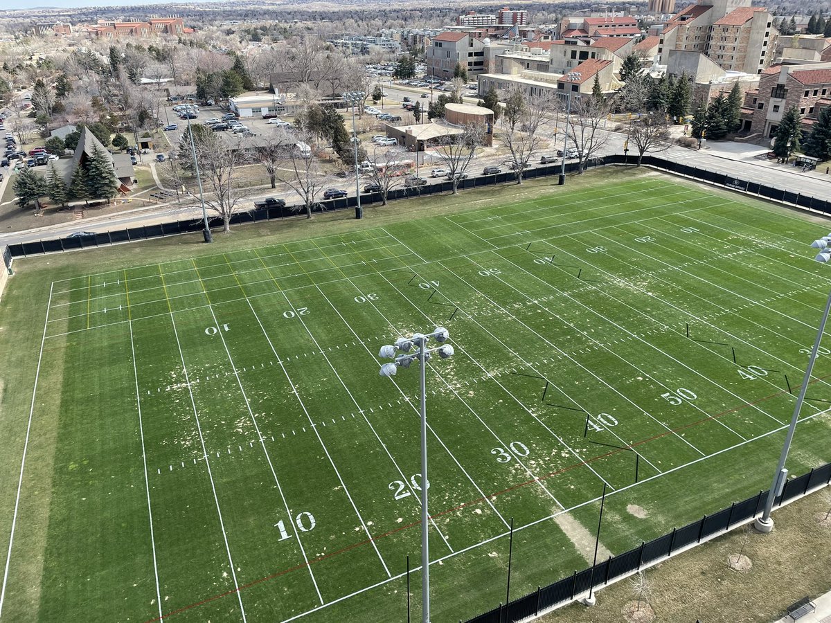 CU Sports Turf (@cubuffsturf) on Twitter photo Outstanding effort from the crew getting Franklin tarps up, mowed, cleaned up, and painted for <a href="/CUBuffsFootball/">Colorado Buffaloes Football</a> spring ball before tomorrow’s forecasted snow. #GoBuffs <a href="/DeionSanders/">COACH PRIME</a> #CoachPrime #Team1stClass #DominateDetails #AttitudeAndEffort #5Ps <a href="/wc_paints/">World Class Paints</a> Outstanding effort from the crew getting Franklin tarps up, mowed, cleaned up, and painted for <a href="/CUBuffsFootball/">Colorado Buffaloes Football</a> spring ball before tomorrow’s forecasted snow. #GoBuffs <a href="/DeionSanders/">COACH PRIME</a> #CoachPrime #Team1stClass #DominateDetails #AttitudeAndEffort #5Ps <a href="/wc_paints/">World Class Paints</a>