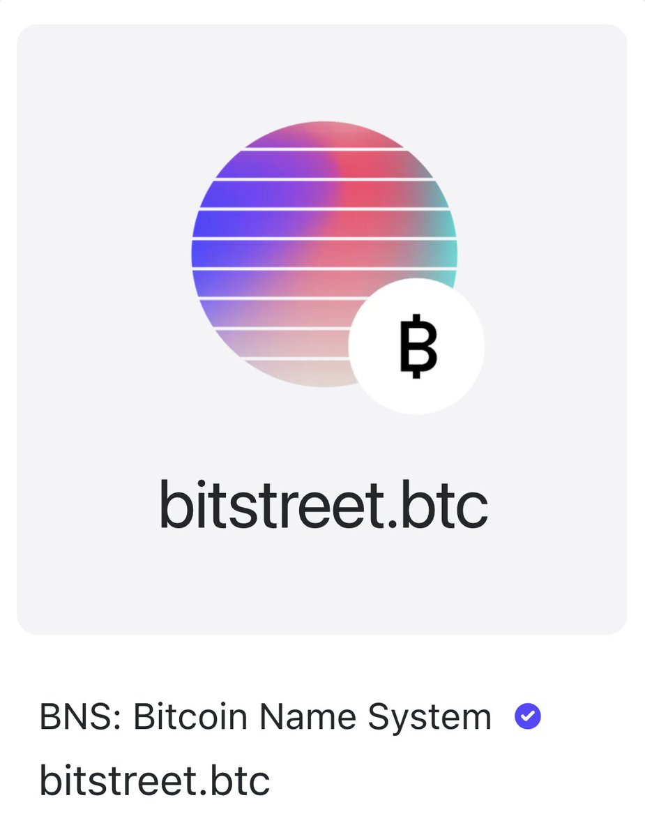 NoBitcoinNoGain's tweet photo. The 20th century ➡️ WallStreet 🏦
The 21st century ➡️ BitStreet 🪙
Where should it be located? 🤔
#Bitstreet #NFT #NFTs #NFTCommunity #NFTdomain #NFTdomains #Web3domain #Web3domains #Web3 #Domain #Domains #Ordinals #OrdinalsNFT #Crypto #Bitcoin
@bns_dao @Stacks @trygamma https://t.co/qTF0eFQcXo