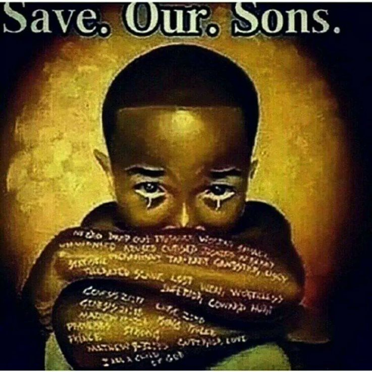 The mental health of our men, both young and old matters... their state of mind matters. 
#ProtectOurSons #ProtectBlackMen #BlackMenMatter